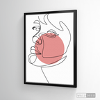 Cuadro Face Lines Eva