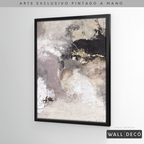 Arte Pintado a Mano Desierto Místico Vertical