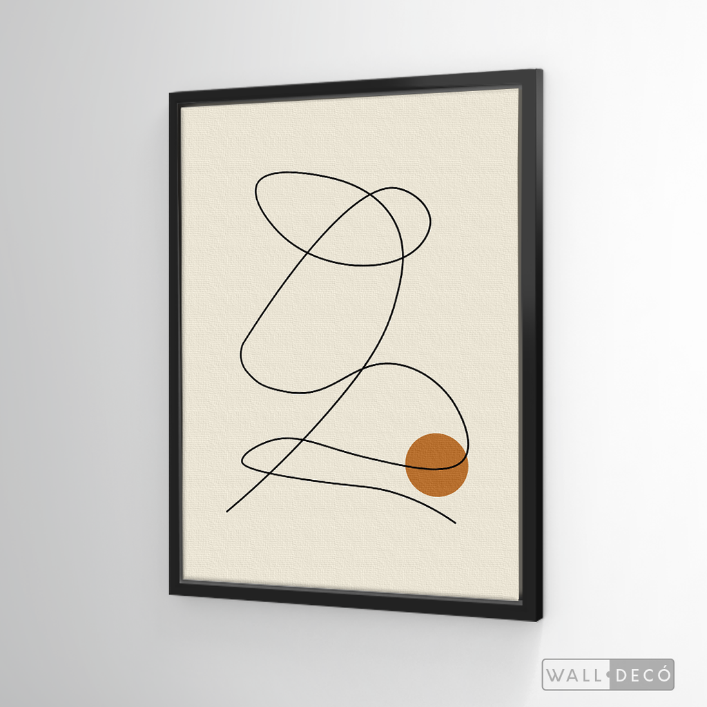Cuadro Minimalista Knot Café