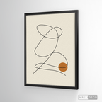 Cuadro Minimalista Knot Café