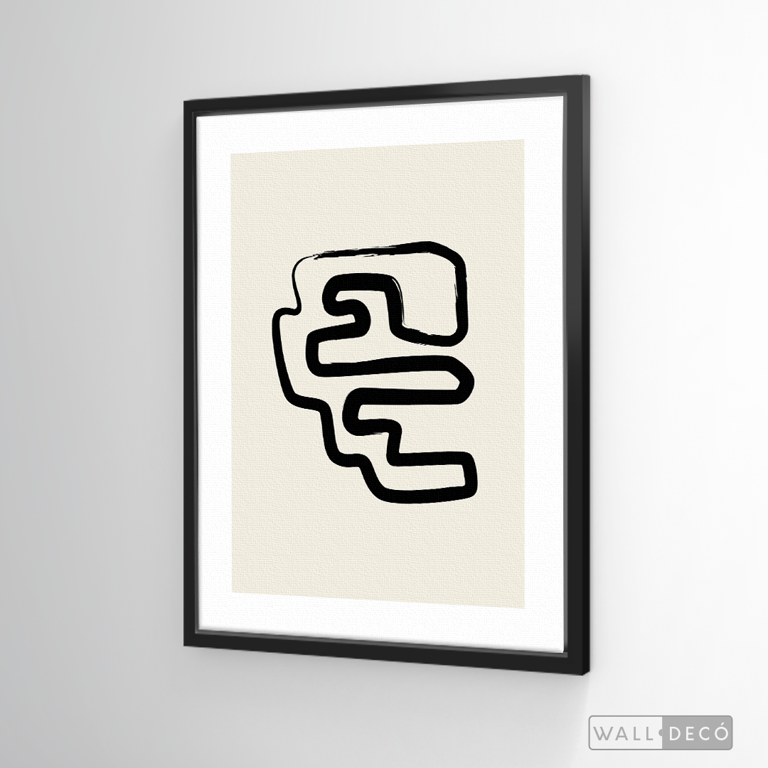 Cuadro Minimalista Line Art