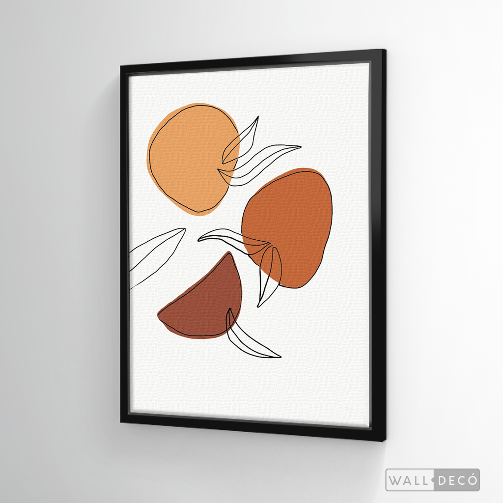 Cuadro Minimalista Cerezas