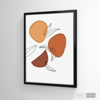 Cuadro Minimalista Cerezas