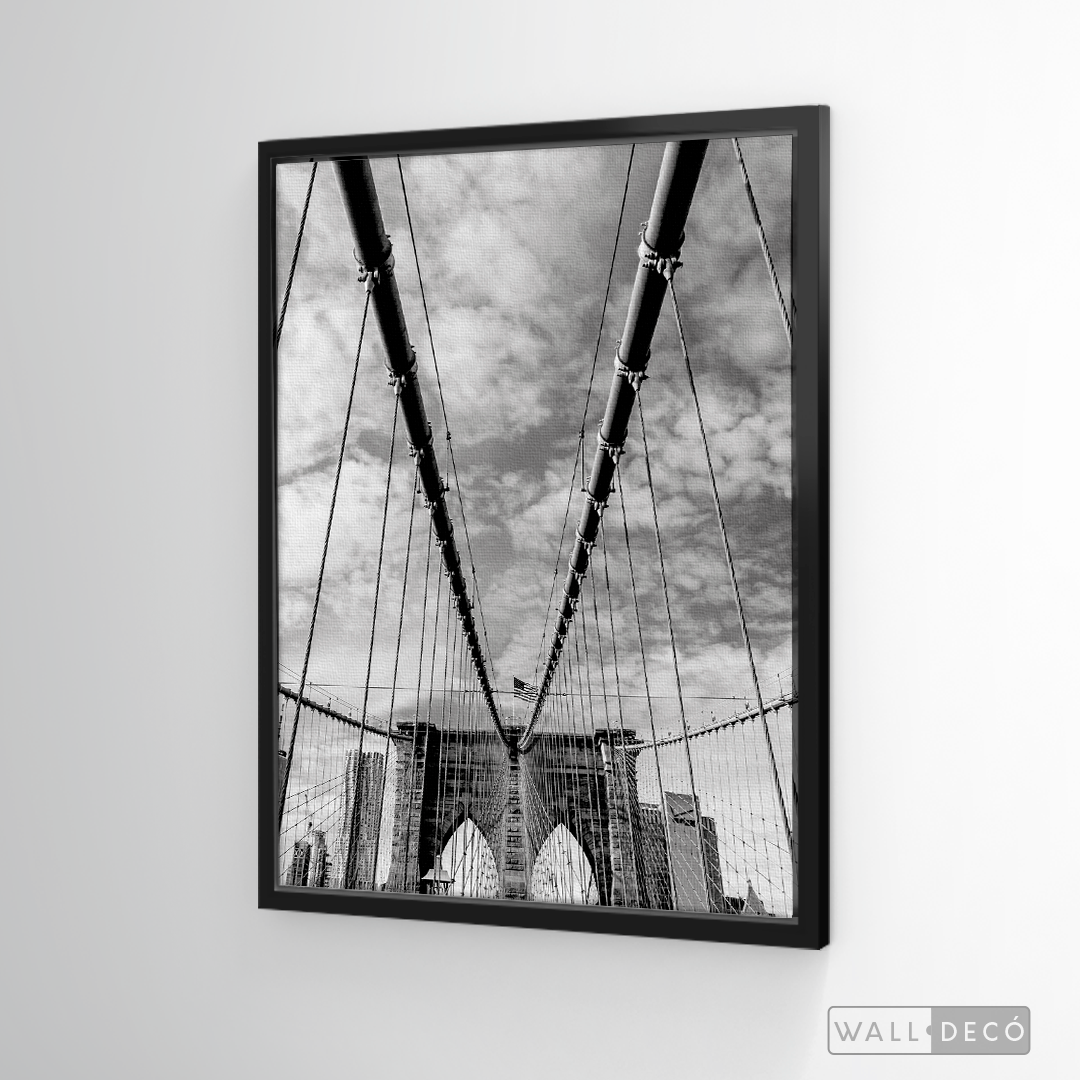 Cuadro New York Brooklyn Bridge Vertical