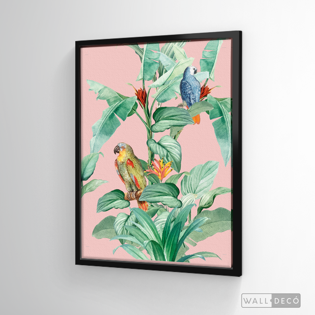 Cuadro Aves Loro Real