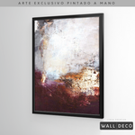 Cargar imagen en el visor de la galería, Arte Pintado a Mano Entre Luz y Rosa Vertical
