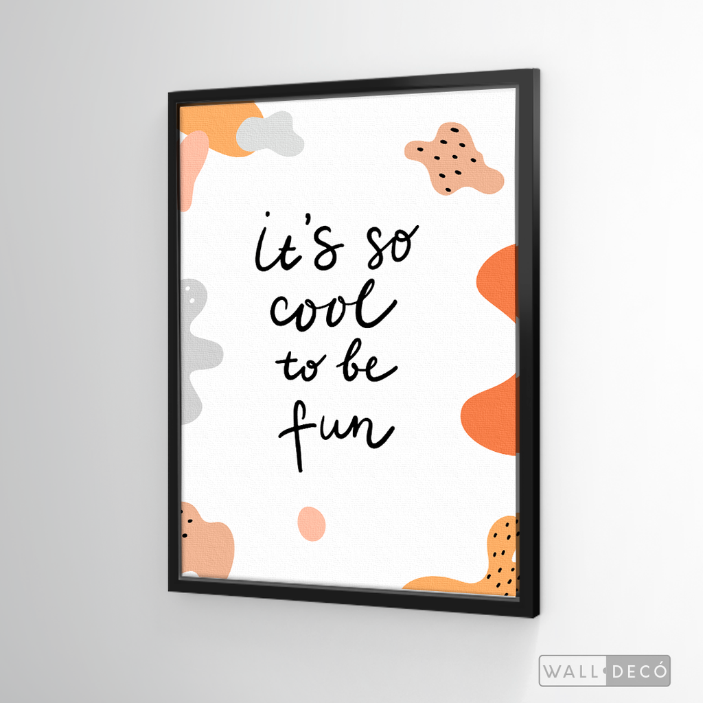 Cuadro Infantil To Be Fun