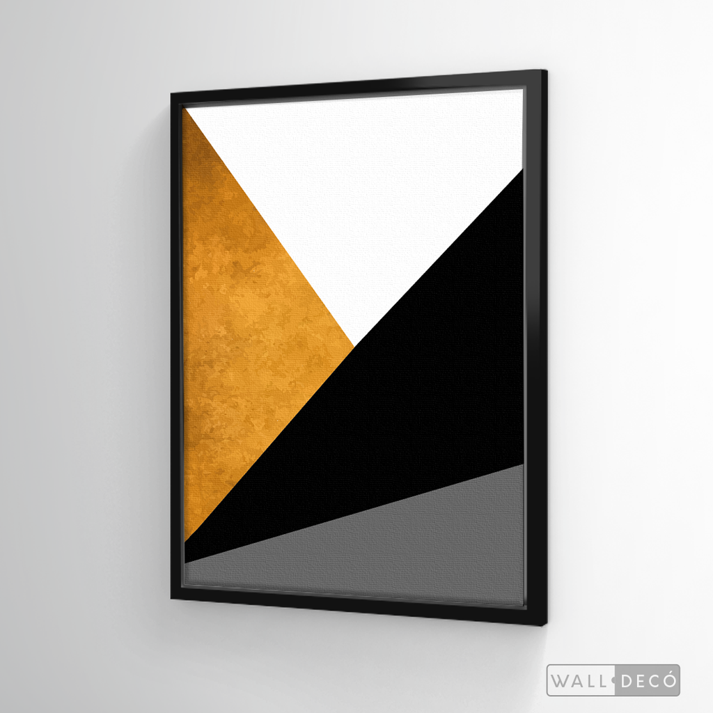 Cuadro Abstracto Prisma Triangular