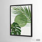 Cuadro Botánico Monstera Palma