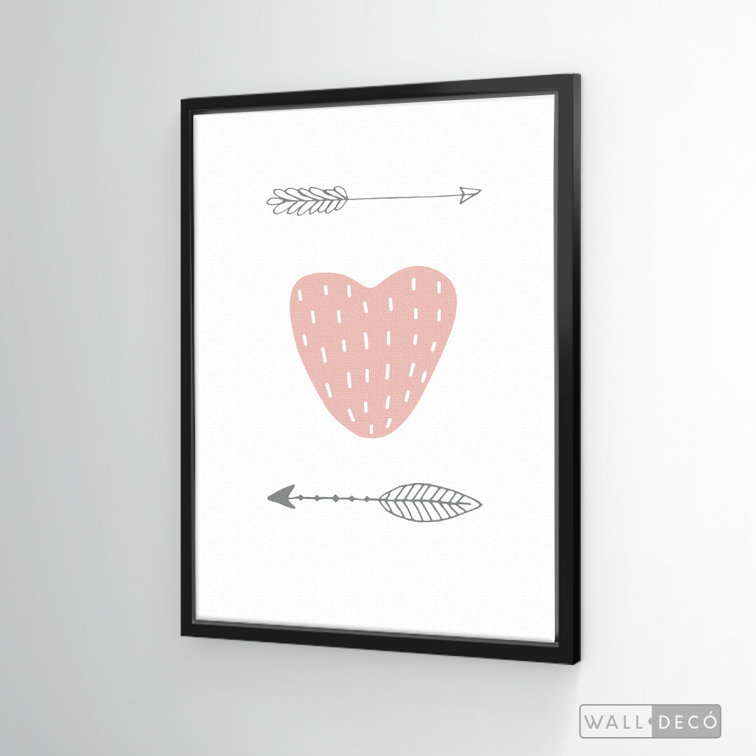 Cuadro Infantil Corazon
