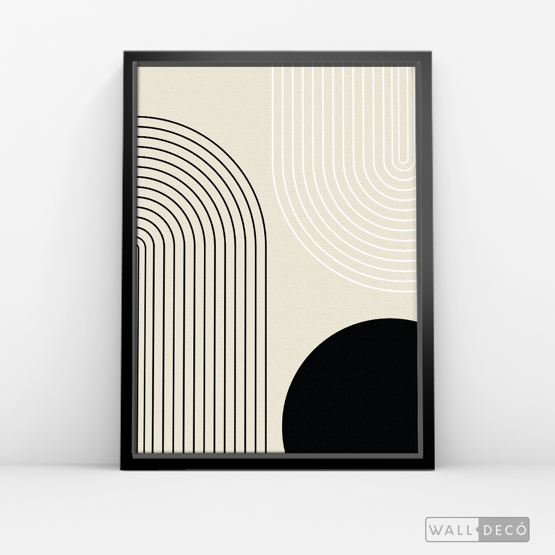 Cuadro Minimalista Line Art Arcos