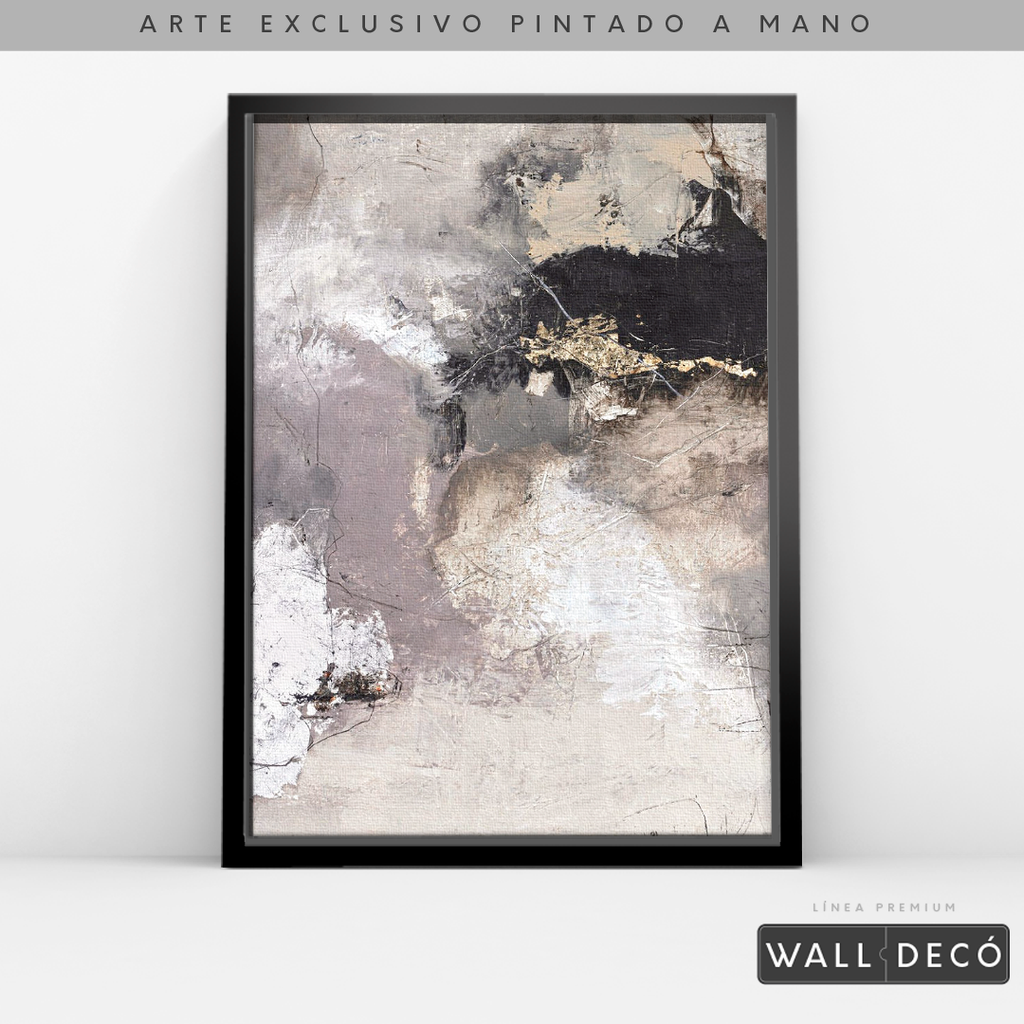 Arte Pintado a Mano Desierto Místico Vertical