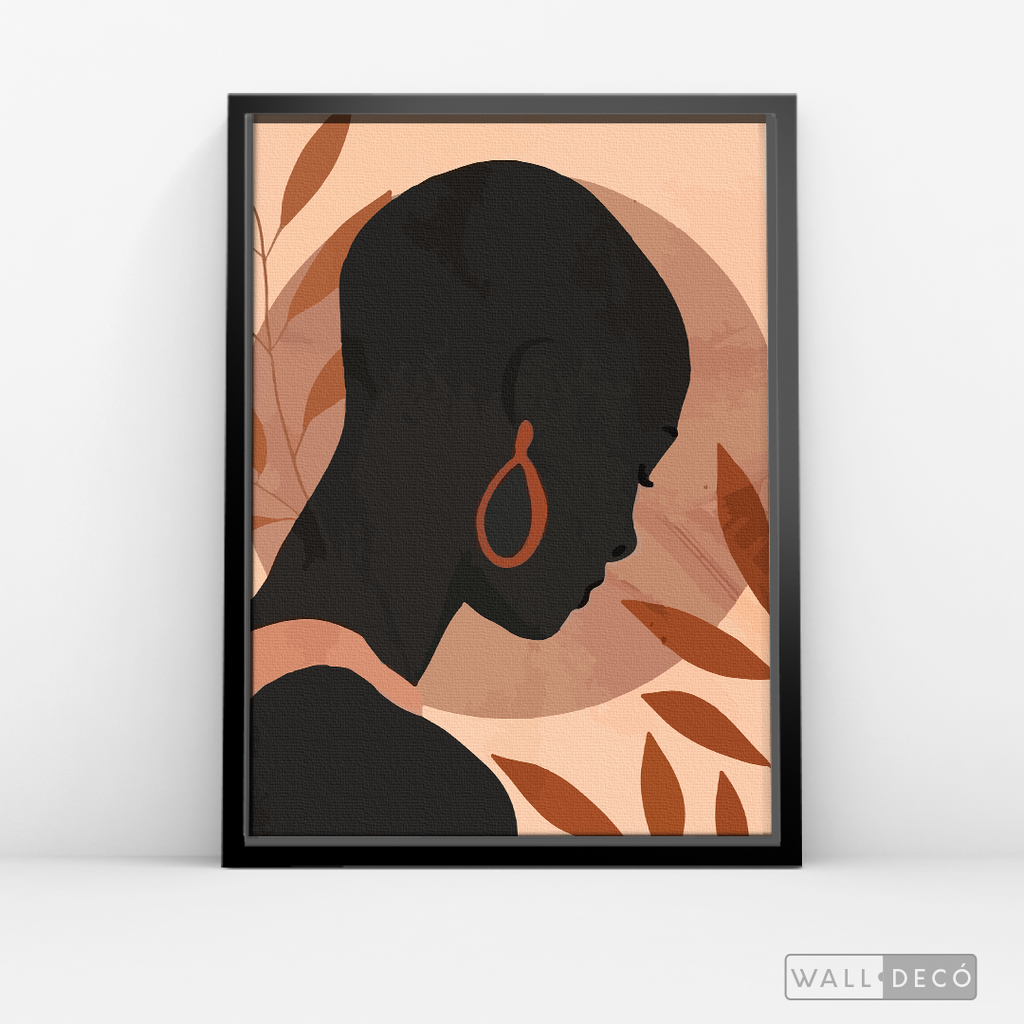 Cuadro Mujer África