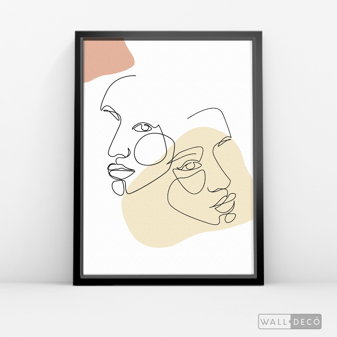 Cuadro Face Lines Cercanía