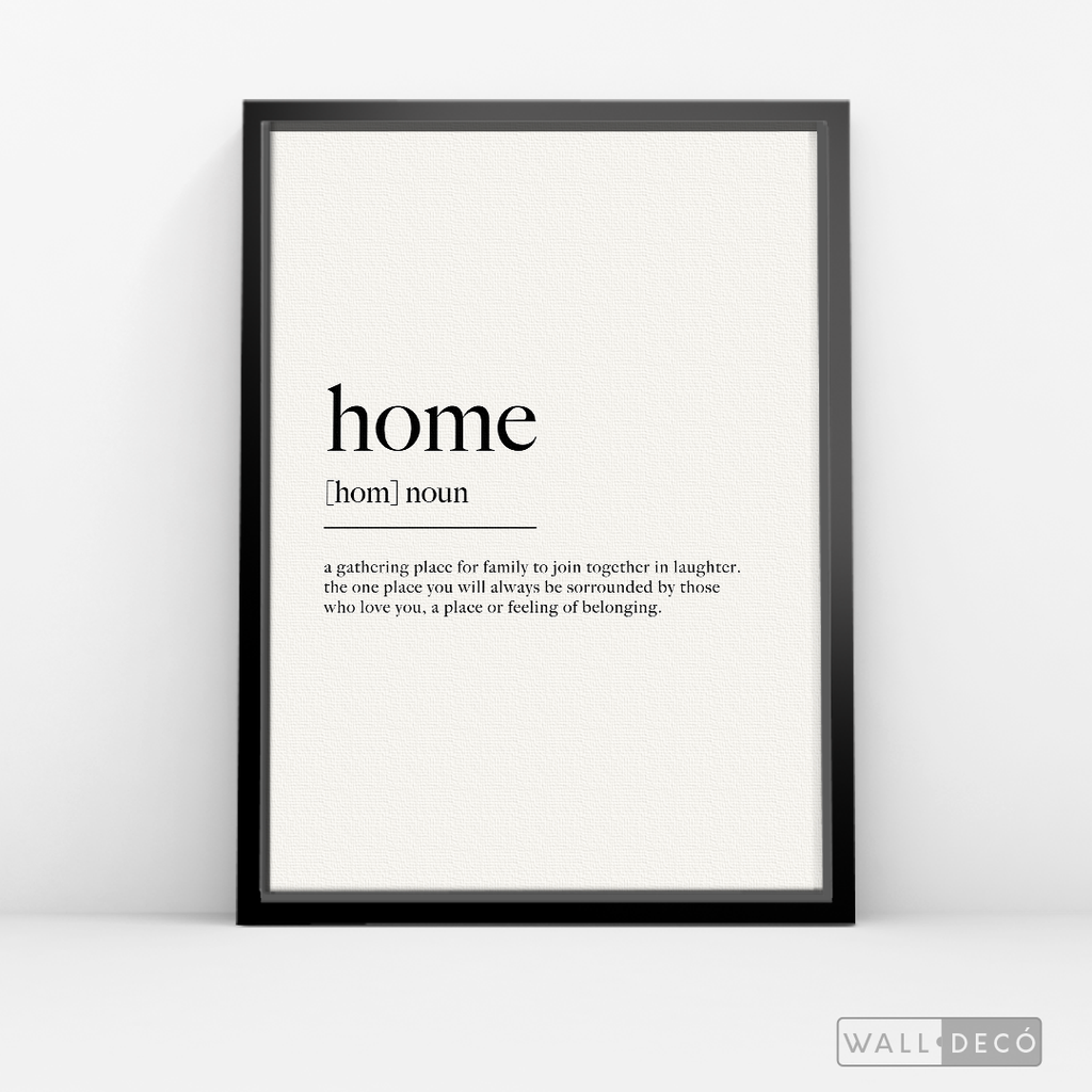Cuadro Minimalista Home · Entrega inmediata