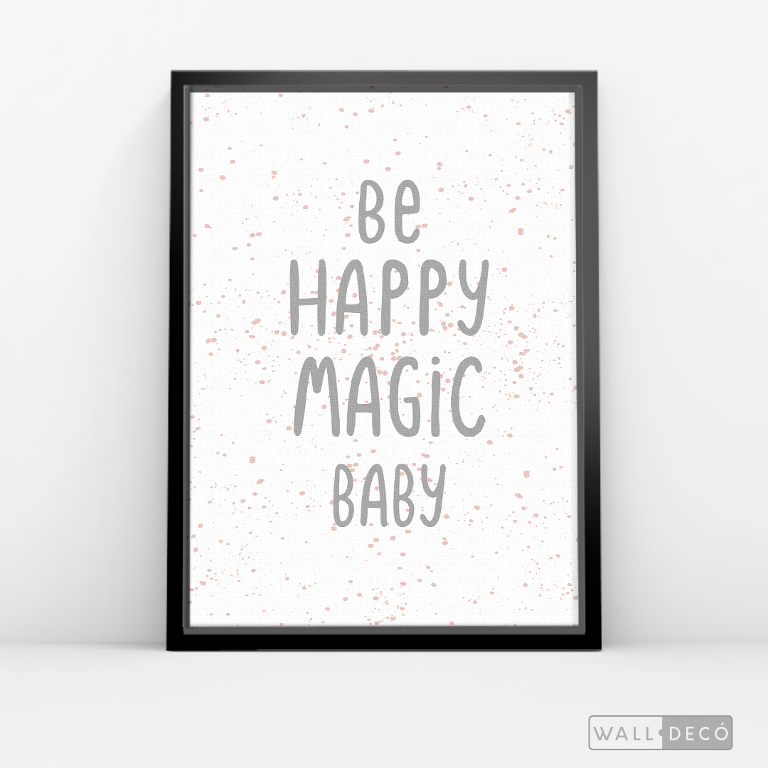 Cuadro Infantil Be Happy