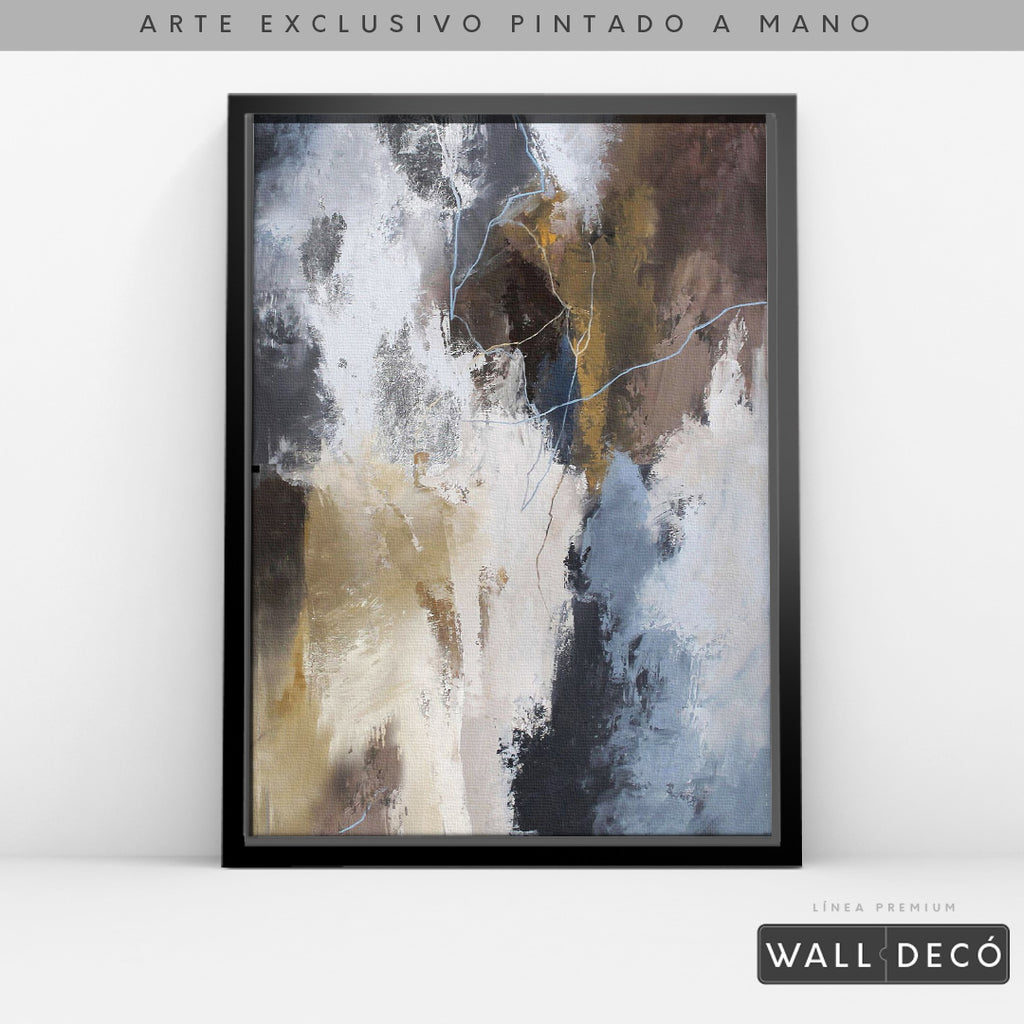Arte Pintado a Mano Recuerdo Ancestral Vertical