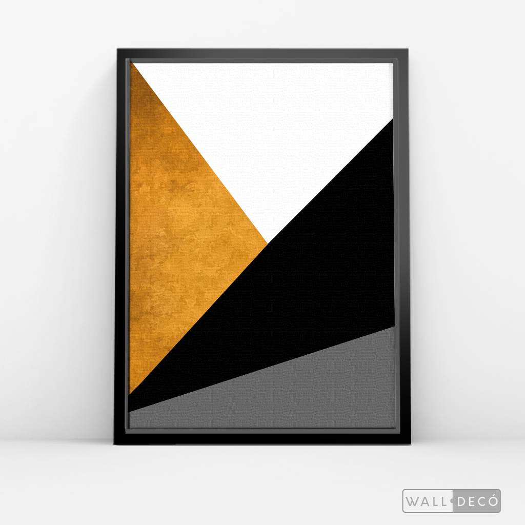 Cuadro Abstracto Prisma Triangular