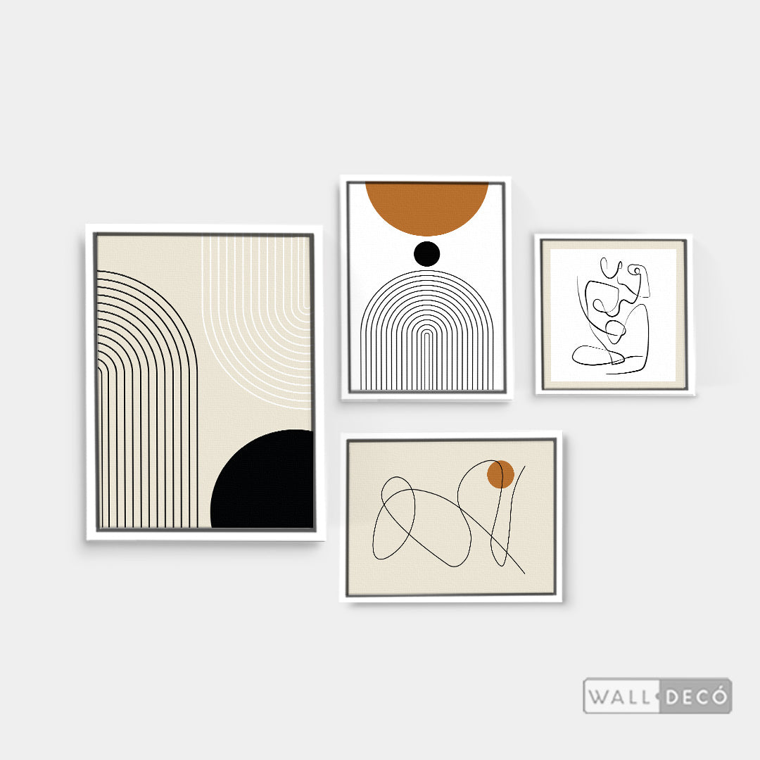Composición Mid Century Modern