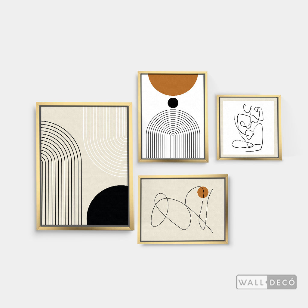 Composición Mid Century Modern