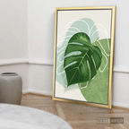 Cuadro Botánico Monstera Tropical