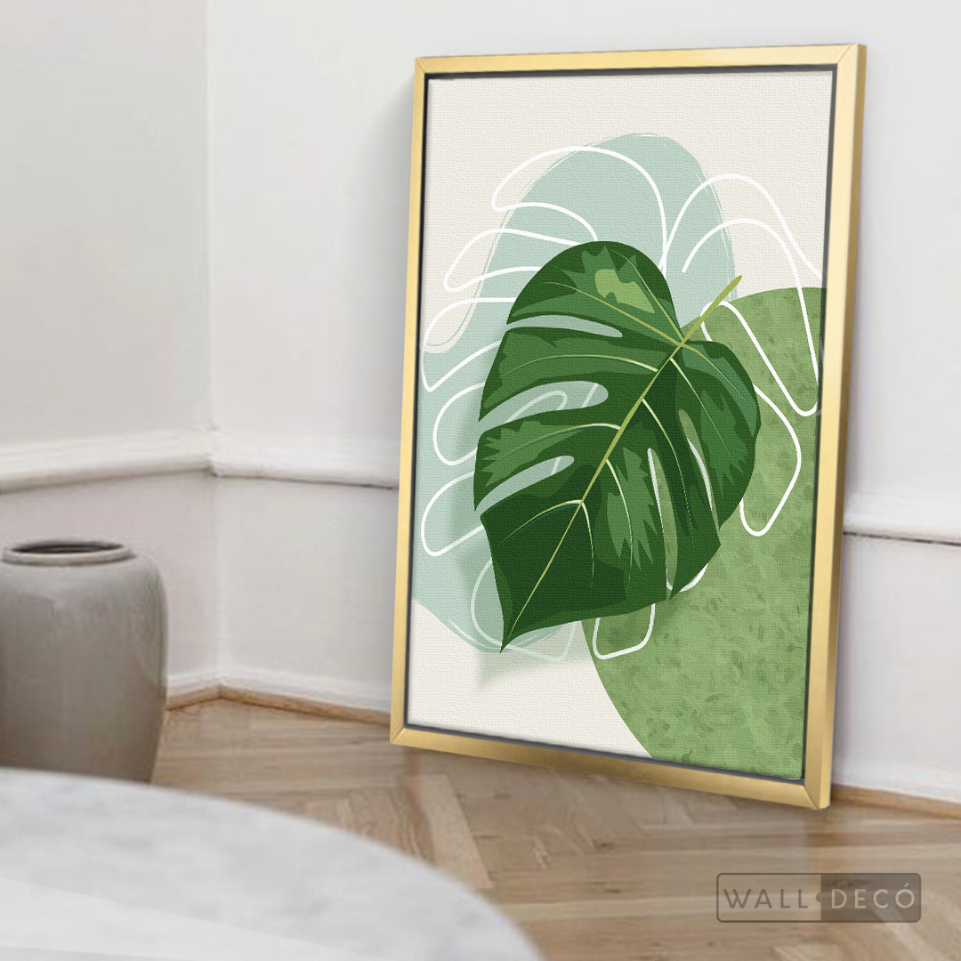 Cuadro Botánico Monstera Tropical