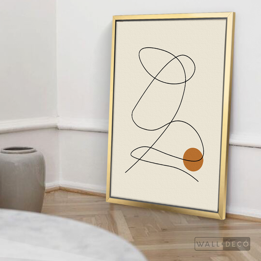 Cuadro Minimalista Knot Café