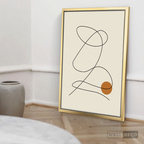 Cuadro Minimalista Knot Café