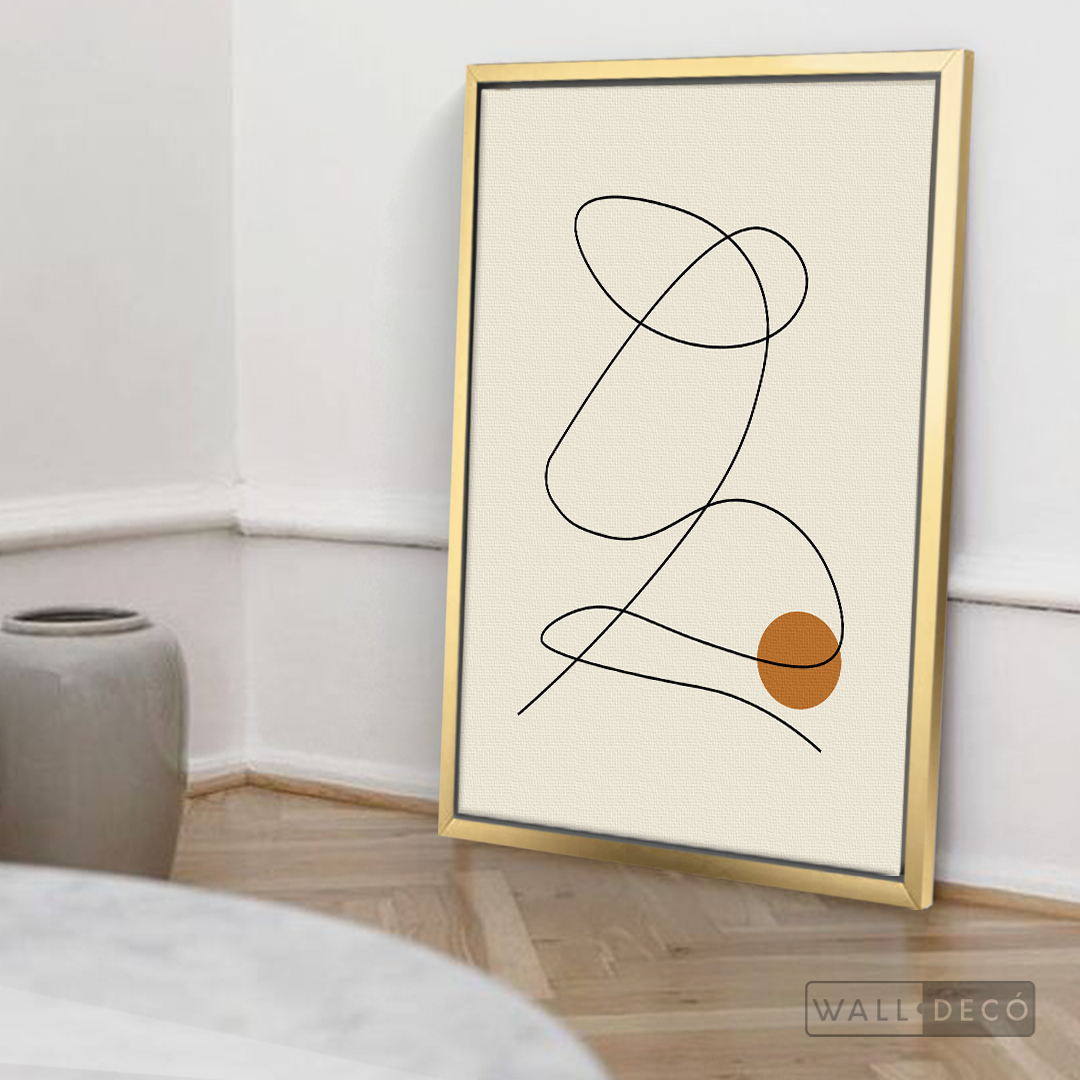 Cuadro Minimalista Knot Café