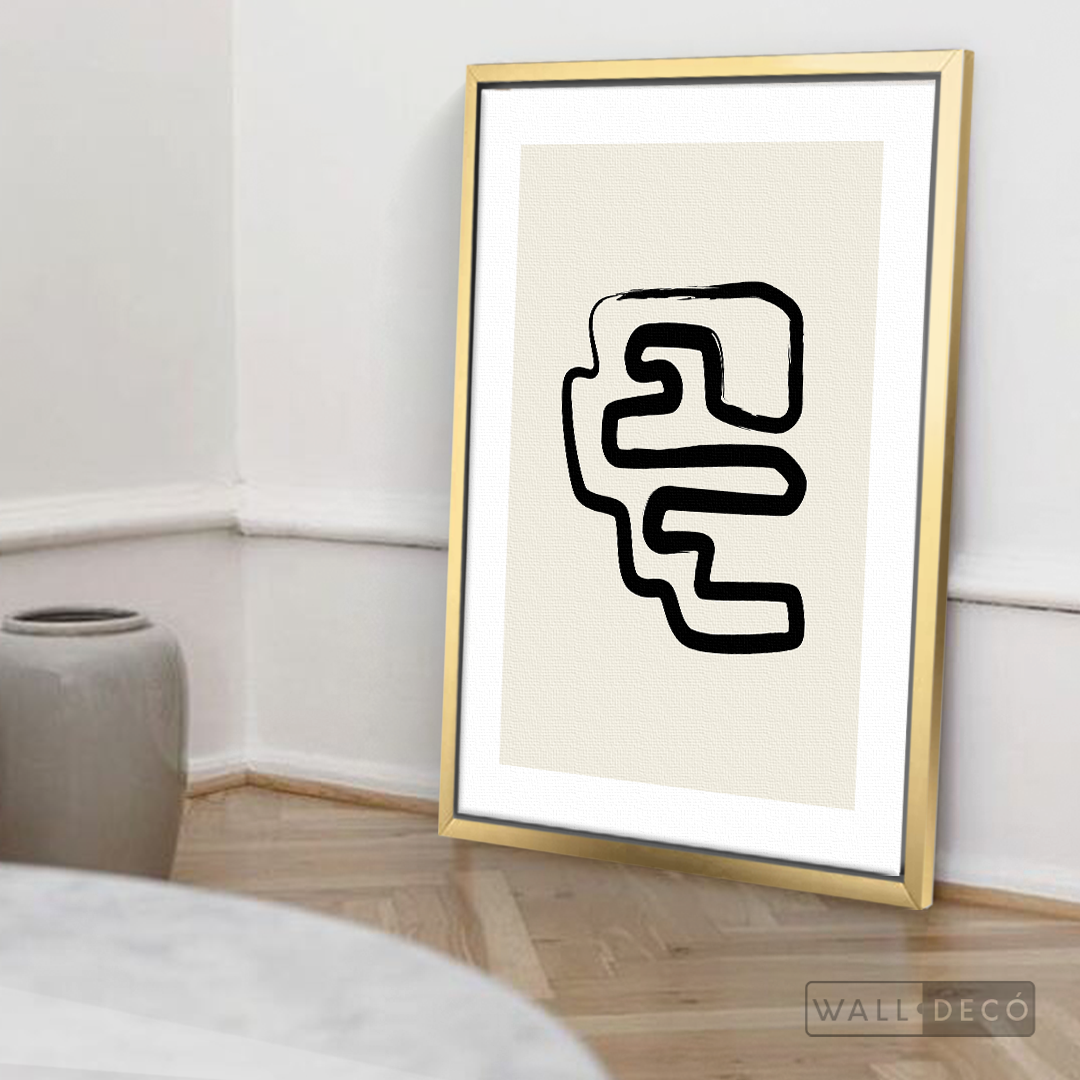 Cuadro Minimalista Line Art