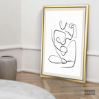 Cuadro Minimalista Figura Humana