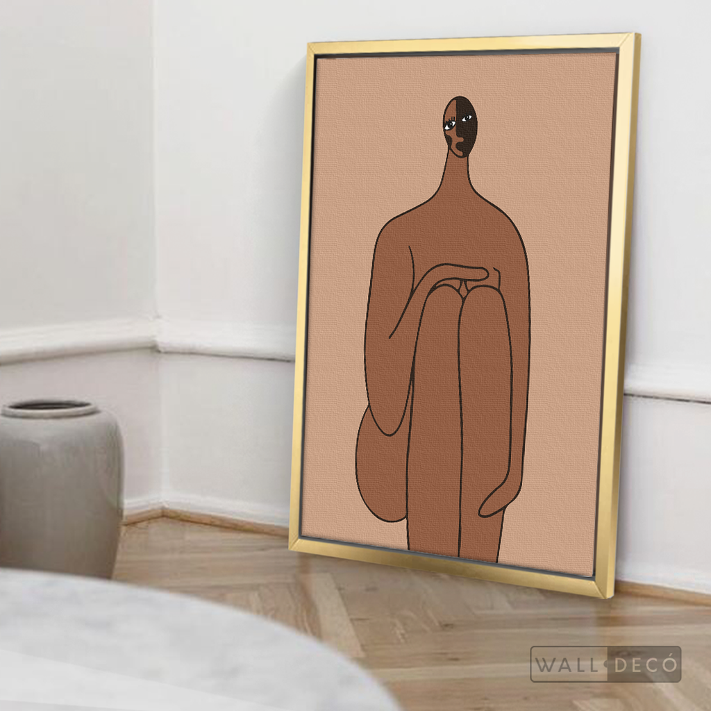 Cuadro Minimalista Figura Humana Tres