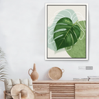 Cuadro Botánico Monstera Tropical