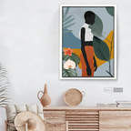 Cuadro Mujer Kenia