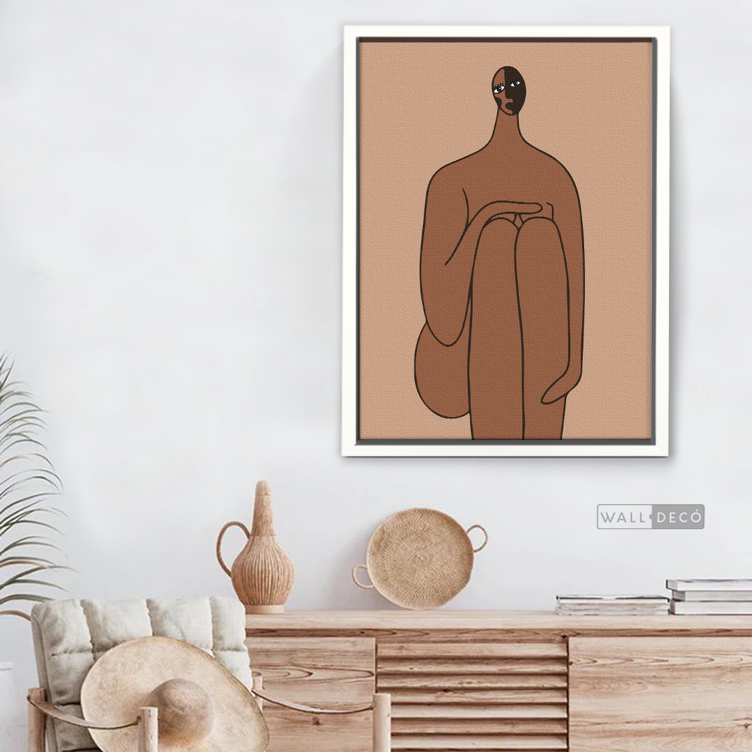 Cuadro Minimalista Figura Humana Tres