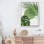 Cuadro Botánico Monstera Palma