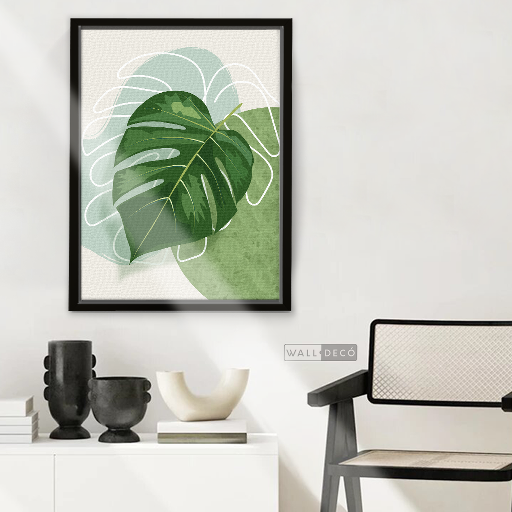 Cuadro Botánico Monstera Tropical