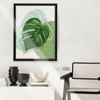 Cuadro Botánico Monstera Tropical