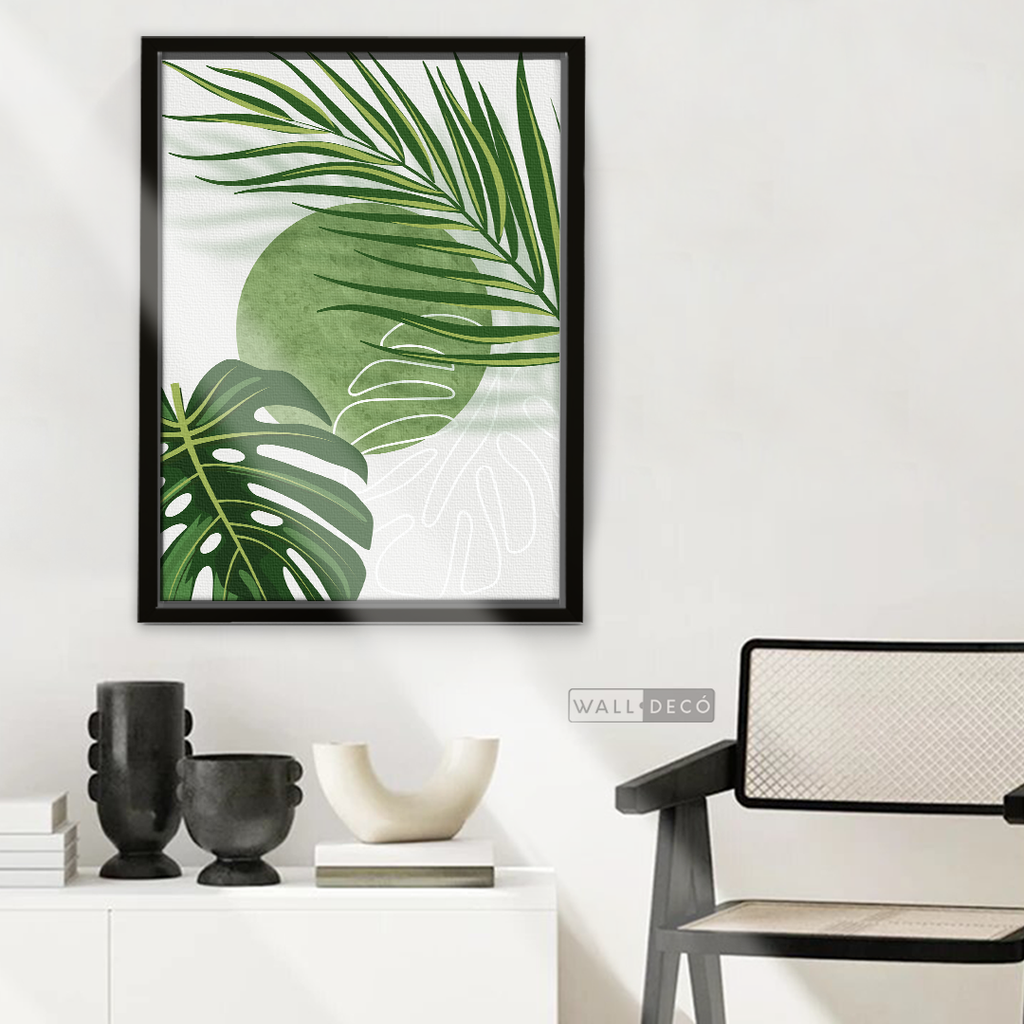 Cuadro Botánico Monstera Palma