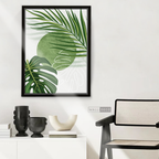Cuadro Botánico Monstera Palma