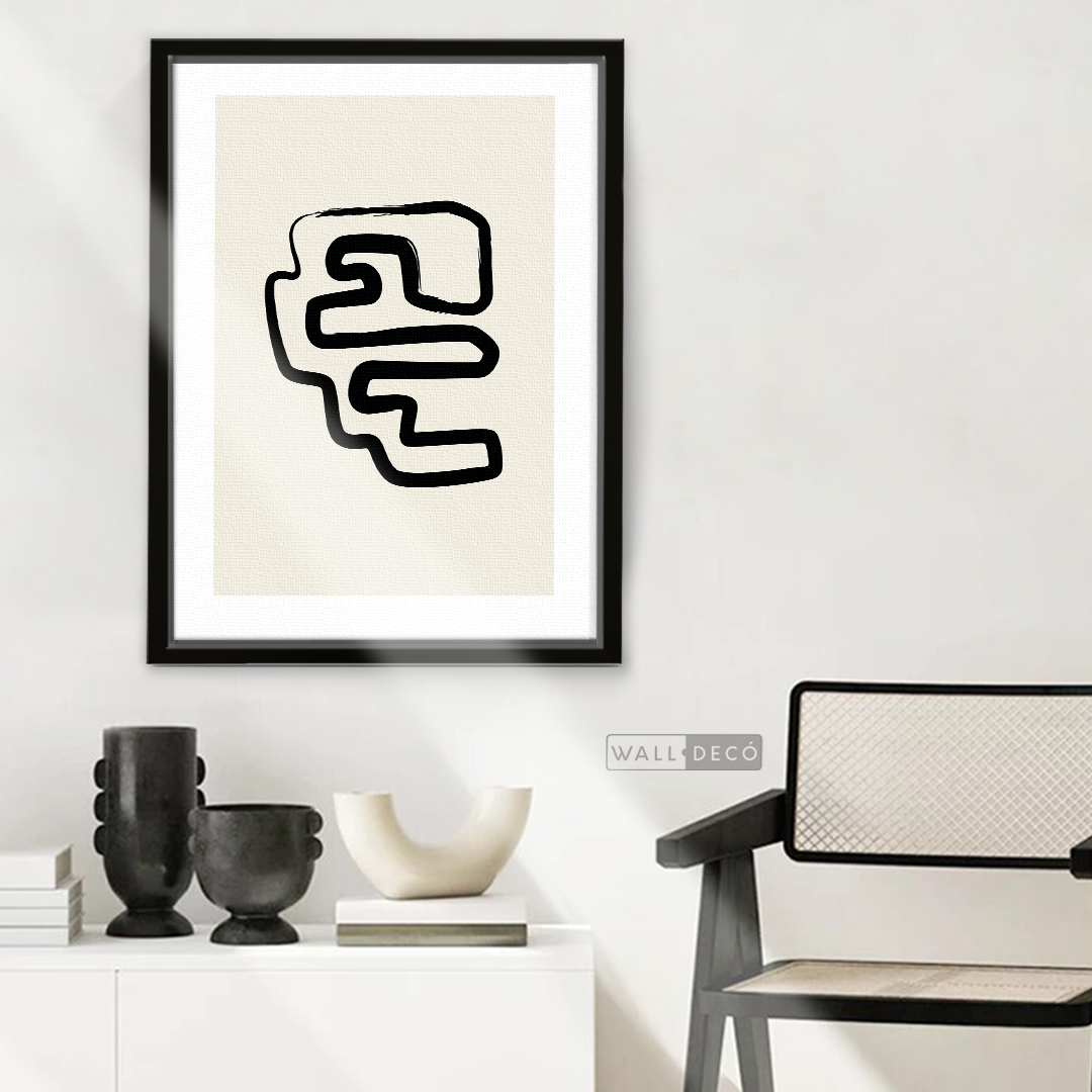 Cuadro Minimalista Line Art