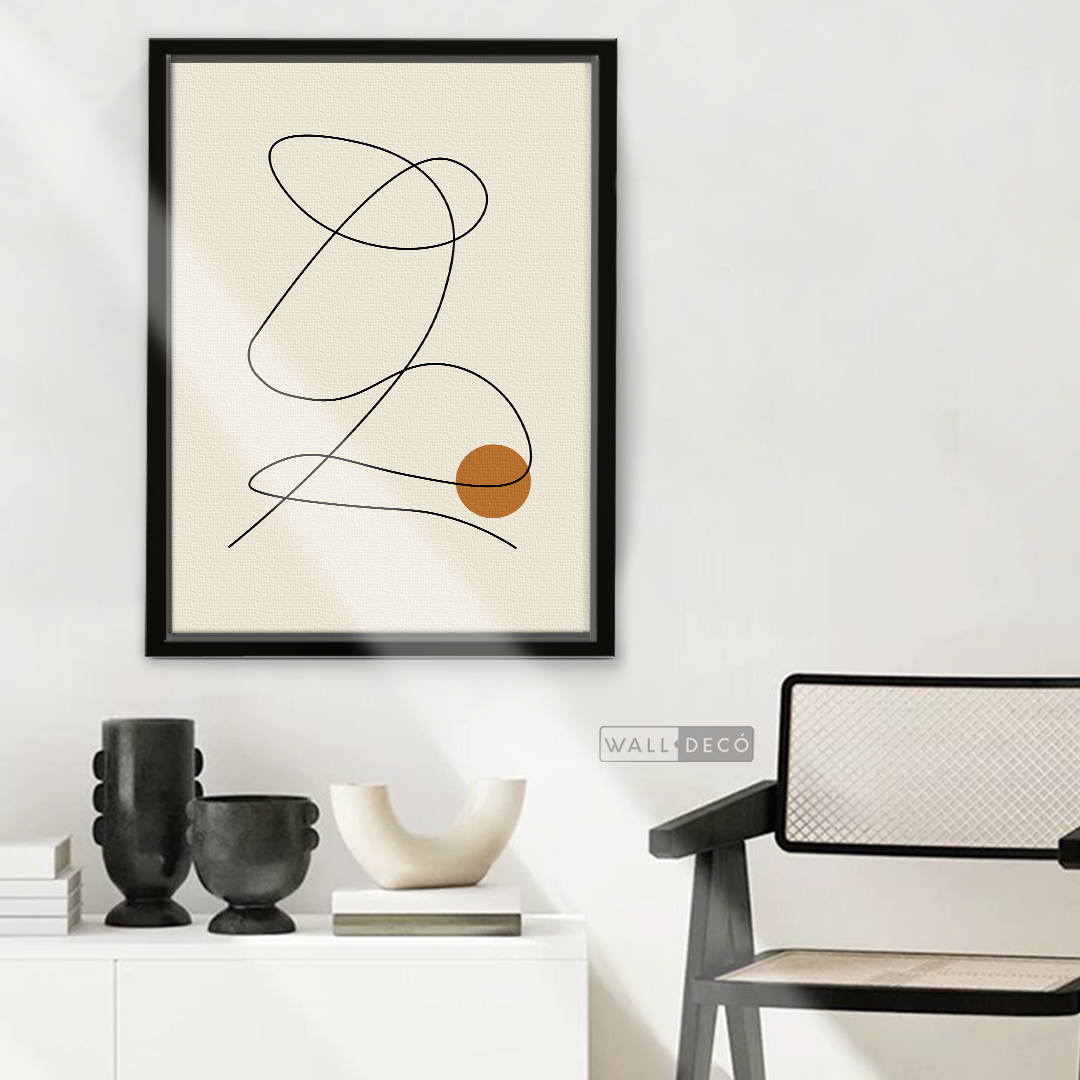 Cuadro Minimalista Knot Café