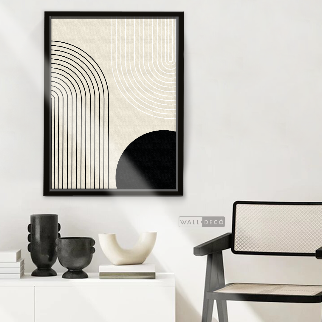 Cuadro Minimalista Line Art Arcos