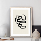 Cuadro Minimalista Line Art