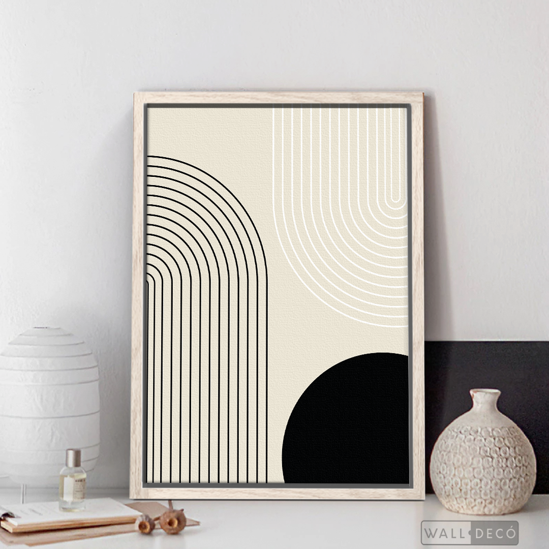 Cuadro Minimalista Line Art Arcos