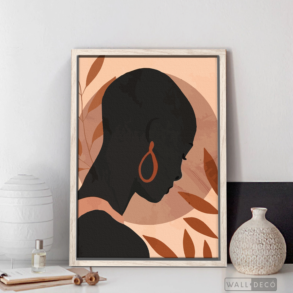 Cuadro Mujer África