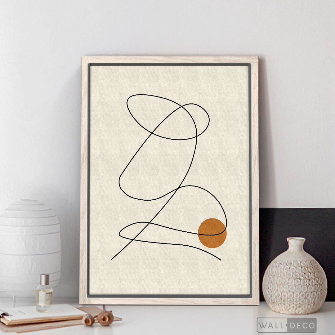 Cuadro Minimalista Knot Café