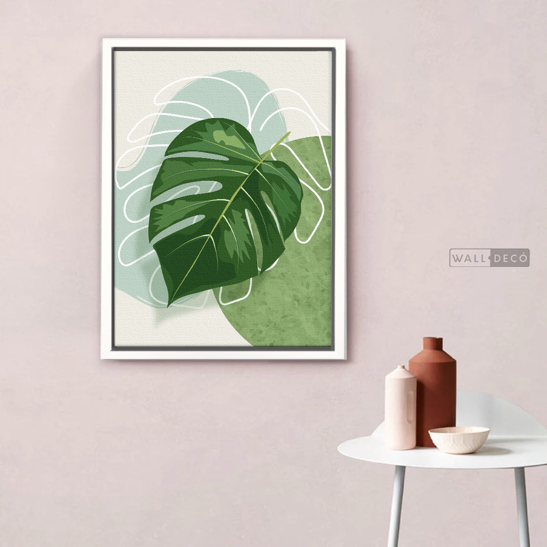 Cuadro Botánico Monstera Tropical