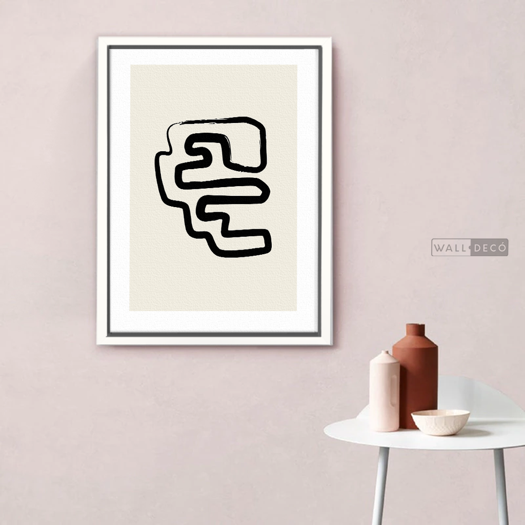 Cuadro Minimalista Line Art