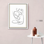 Cuadro Minimalista Figura Humana